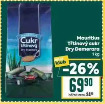 Billa Mauritius Třtinový cukr Dry Demerara nabídka
