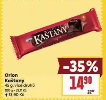 Billa Orion Kaštany nabídka