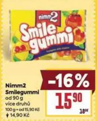 Billa Nimm2 Smilegummi nabídka