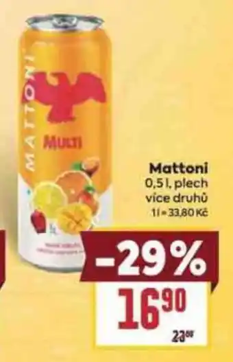 Billa Mattoni 0,5L nabídka