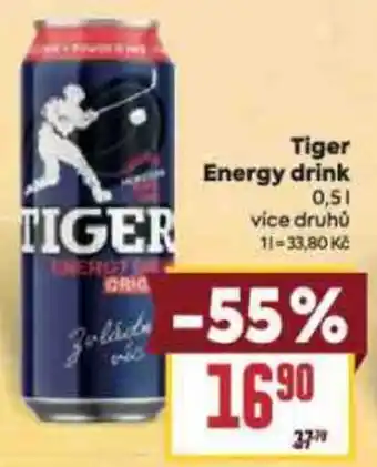 Billa Tiger Energy drink nabídka