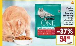 Billa Purina One Granule pro kočky nabídka