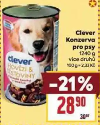 Billa Clever Konzerva pro psy nabídka