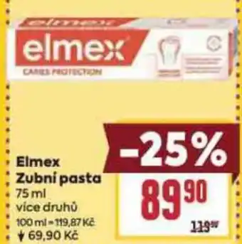 Billa Elmex Zubní pasta nabídka
