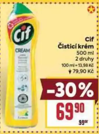 Billa Cif Čisticí krém nabídka
