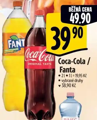 Albert Coca-Cola / Fanta nabídka