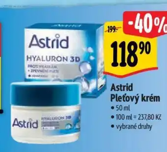 Albert Astrid Pleťový krém nabídka