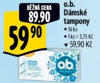 Albert O.b. Dámské tampony nabídka