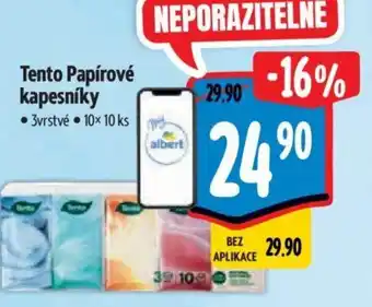 Albert Tento Papírové kapesníky nabídka