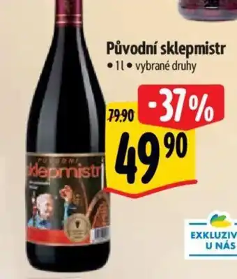 Albert Původní sklepmistr nabídka