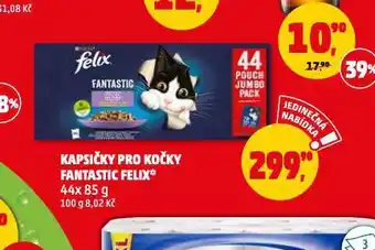 Penny Market Felix fantastic kapsičky pro kočky nabídka