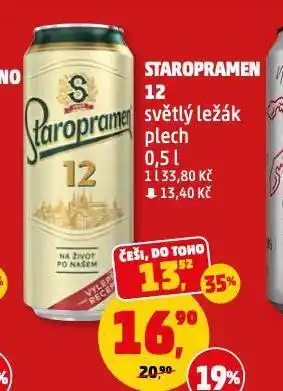 Penny Market Pivo staropramen 12 nabídka