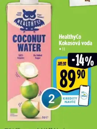 Albert HealthyCo Kokosová voda nabídka