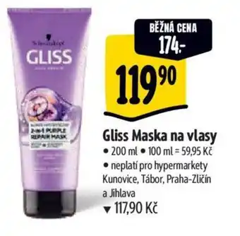 Albert Gliss Maska na vlasy nabídka