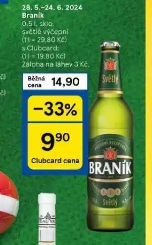 Tesco Pivo braník nabídka