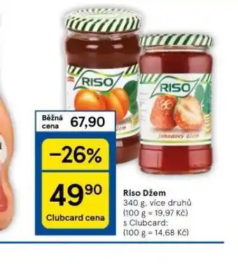 Tesco Riso džem nabídka
