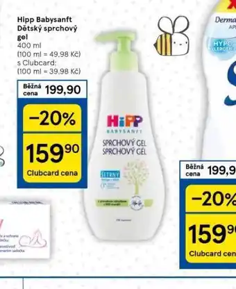 Tesco Hipp babysanft dětský sprchový gel nabídka