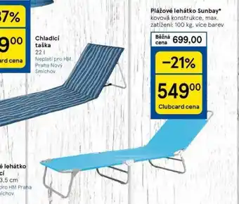 Tesco Plážové lehátko sunbay nabídka