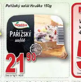Hruška Pařížský salát hruška nabídka