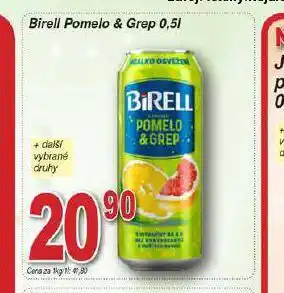 Hruška Birell pomelo & grep nabídka
