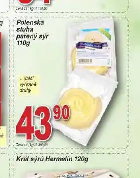 Hruška Polenská stuha pařený sýr nabídka