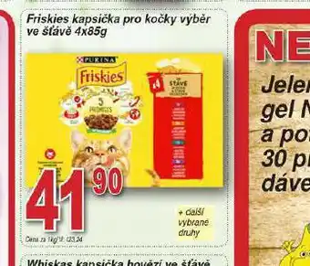 Hruška Friskies kapsičky pro kočky nabídka