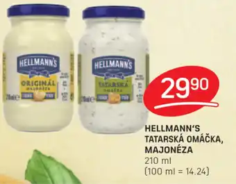 Flop HELLMANN'S TATARSKÁ OMÁČKA, MAJONÉZA nabídka