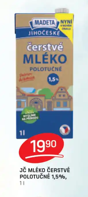 Flop JČ MLÉKO ČERSTVÉ POLOTUČNÉ 1,5%, nabídka