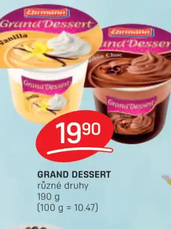 Flop GRAND DESSERT nabídka