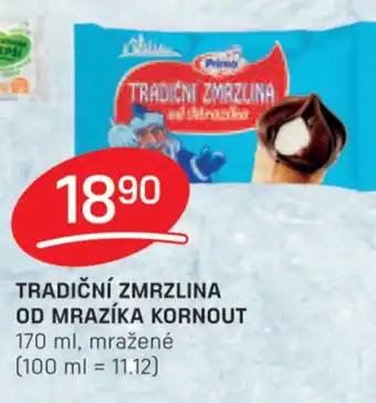 Flop TRADIČNÍ ZMRZLINA OD MRAZÍKA KORNOUT nabídka