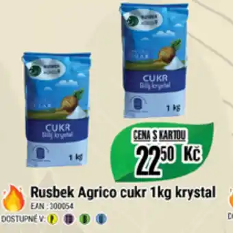 Tamda Foods Rusbek Agrico cukr 1kg krystal nabídka