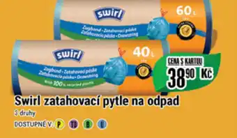 Tamda Foods Swirl zatahovací pytle na odpad nabídka