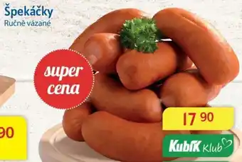 Kubík potraviny Špekáčky nabídka
