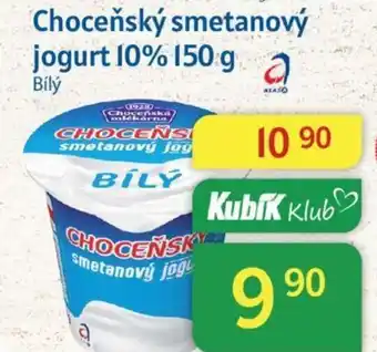 Kubík potraviny Choceňský smetanový jogurt 10% 150 g nabídka