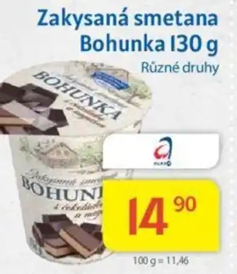 Kubík potraviny Zakysaná smetana Bohunka 130 g nabídka