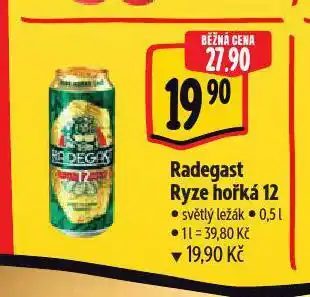 Albert Pivo radegast ryze hořká 12 nabídka