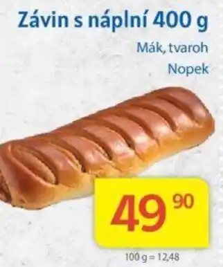 Kubík potraviny Závin s náplní 400 g nabídka