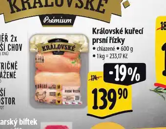 Albert Královské kuřecí prsní řízky nabídka