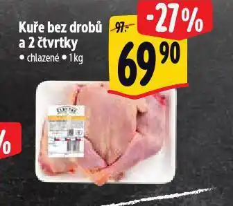 Albert Kuře bez drobů + 2 čtvrtky nabídka