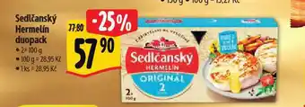 Albert Sedlčanský hermelín duopack nabídka