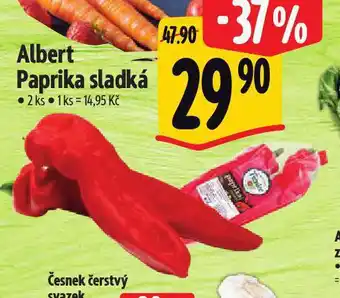Albert Paprika sladká nabídka