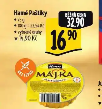 Albert Hamé paštiky nabídka