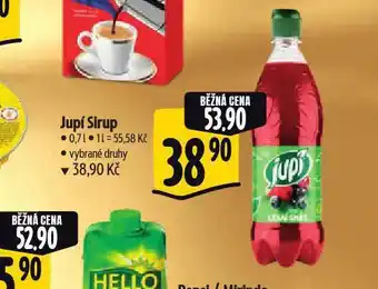 Albert Jupí sirup nabídka