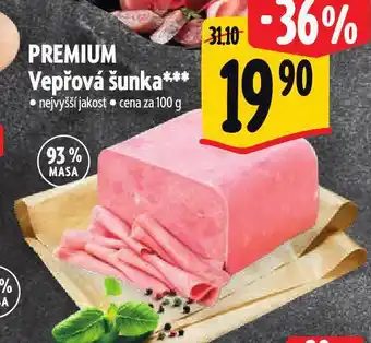 Albert Premium vepřová šunka nabídka