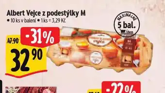 Albert Albert vejce z podestýlky m 10 ks nabídka