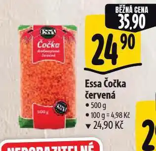 Albert Essa čočka červená nabídka