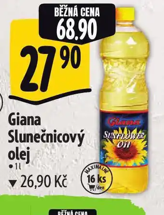 Albert Giana slunečnicový olej nabídka