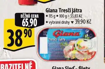 Albert Giana tresčí játra nabídka