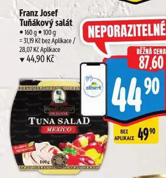 Albert Franz josef tuňákový salát nabídka