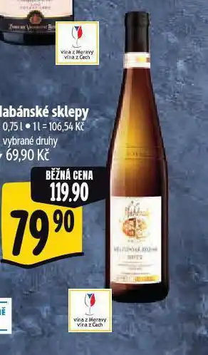 Albert Habánské sklepy nabídka